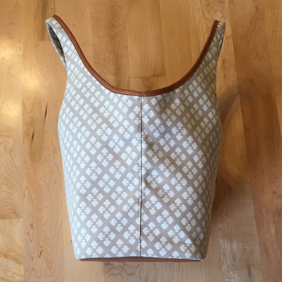 Kate Spade Jacquard Tote With Leather Trims - Picture 5 of 14